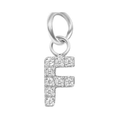 Silver CZ Letter Collection