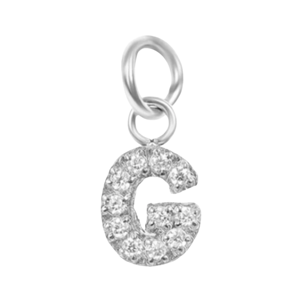 Silver CZ Letter Collection