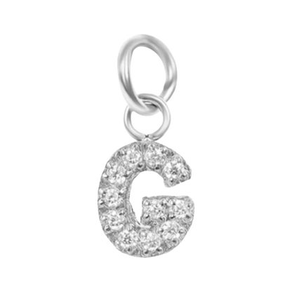 Silver CZ Letter Collection