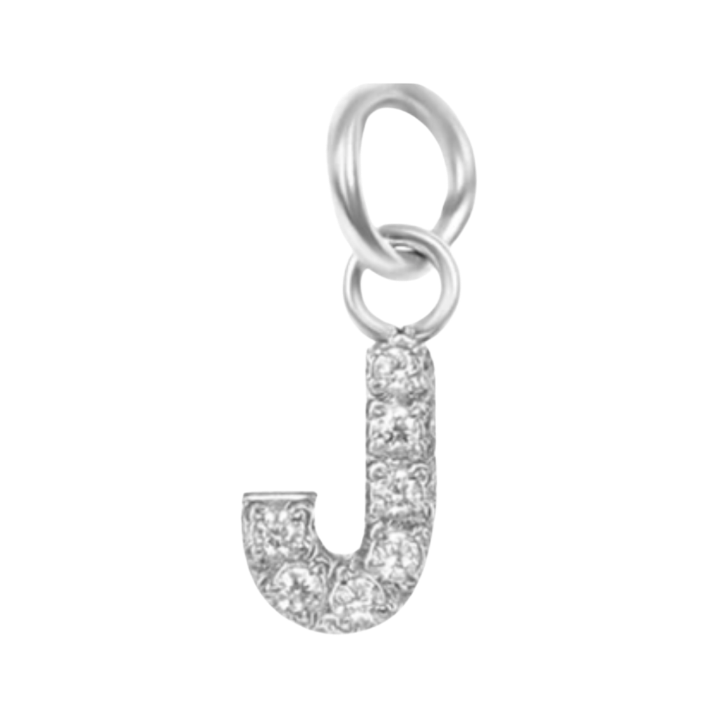 Silver CZ Letter Collection