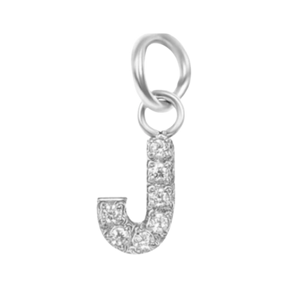 Silver CZ Letter Collection