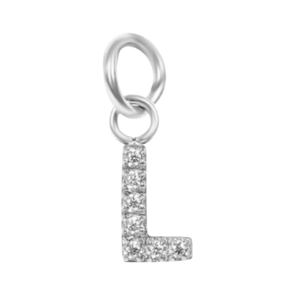 Silver CZ Letter Collection