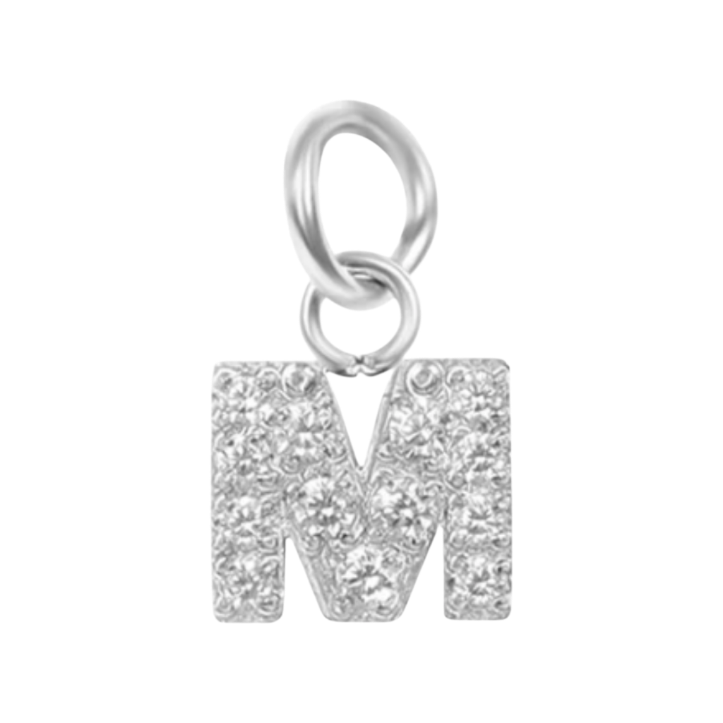 Silver CZ Letter Collection