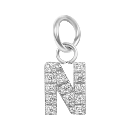 Silver CZ Letter Collection