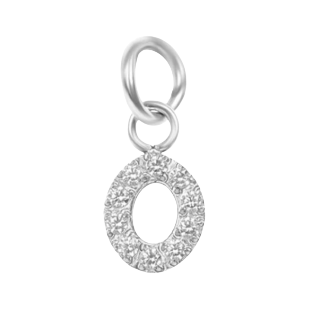 Silver CZ Letter Collection