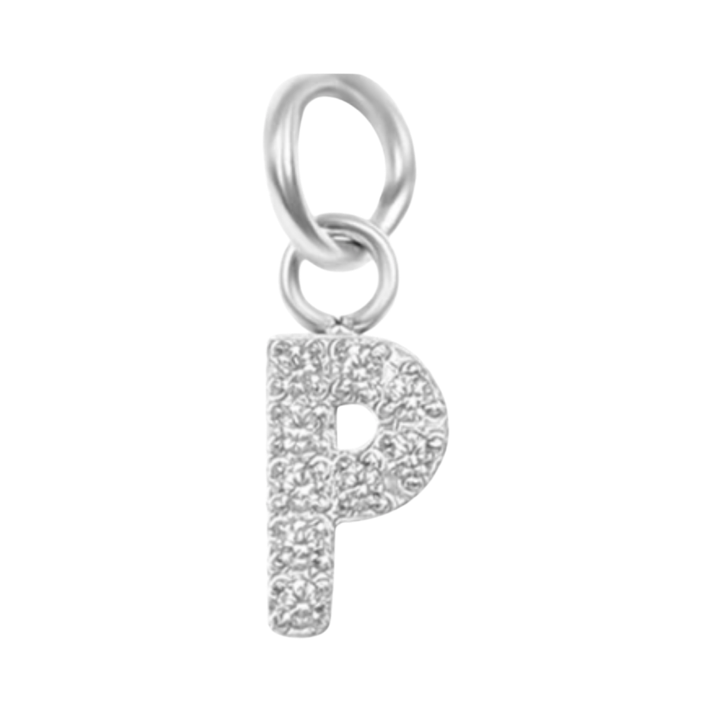 Silver CZ Letter Collection