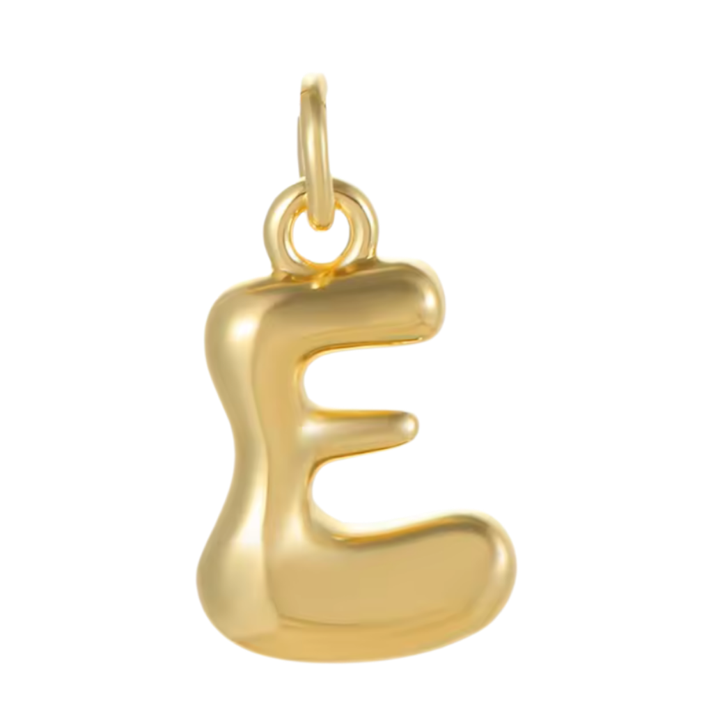 Gold Groovy Bubble Initial Collection