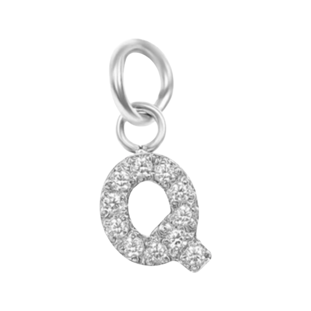 Silver CZ Letter Collection