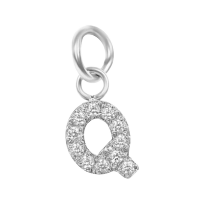 Silver CZ Letter Collection