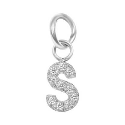 Silver CZ Letter Collection