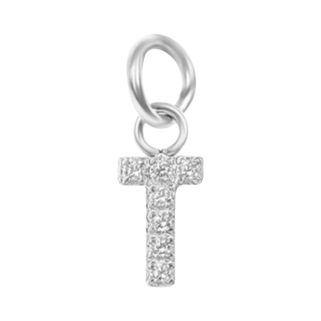 Silver CZ Letter Collection