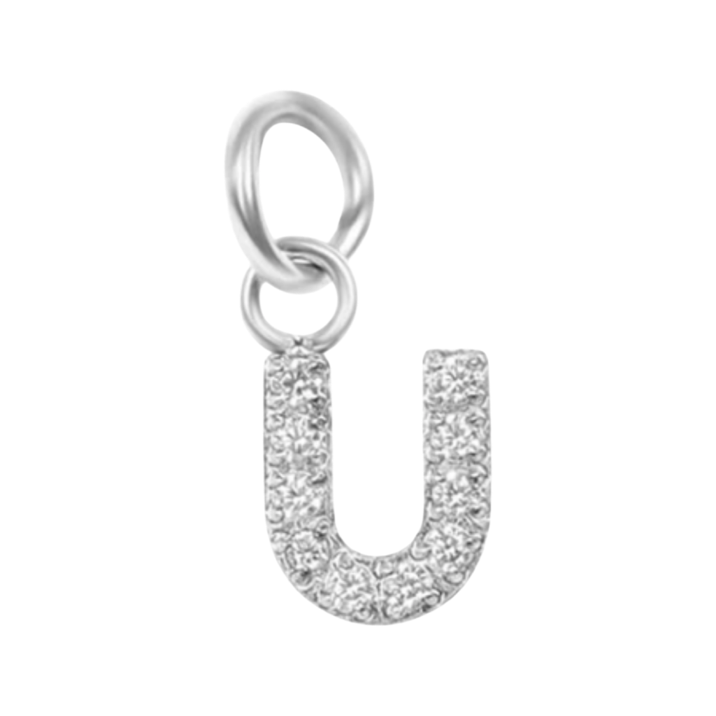 Silver CZ Letter Collection