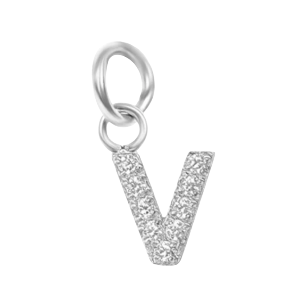 Silver CZ Letter Collection