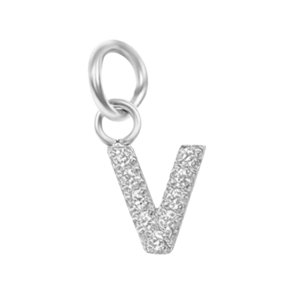 Silver CZ Letter Collection