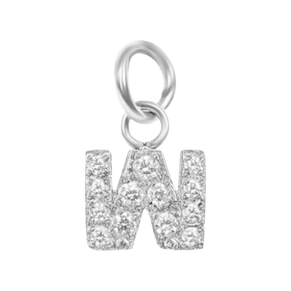 Silver CZ Letter Collection