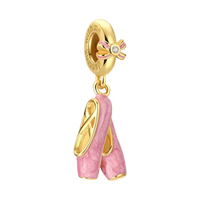 Sport Collection - Gold & Pink Ballet Slippers