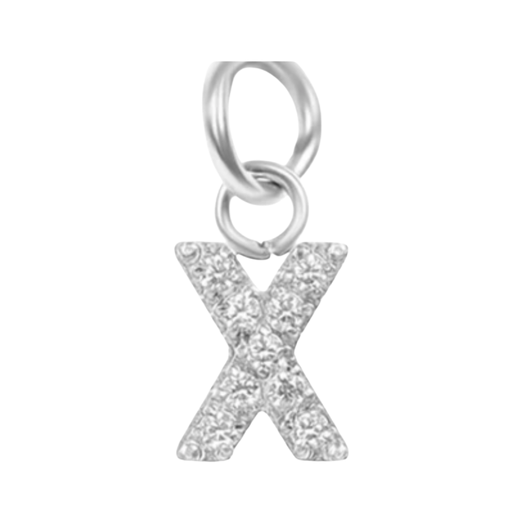 Silver CZ Letter Collection