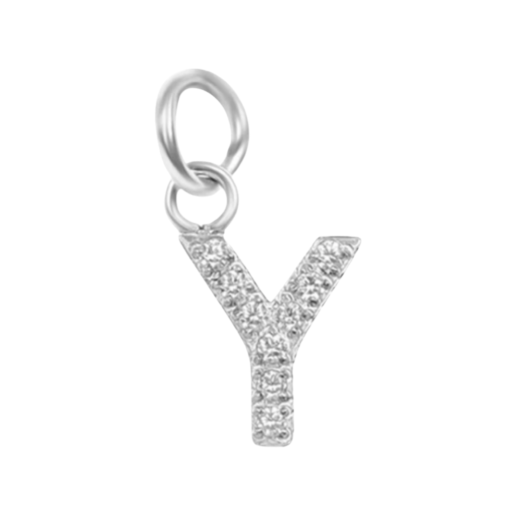 Silver CZ Letter Collection