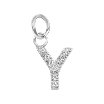 Silver CZ Letter Collection