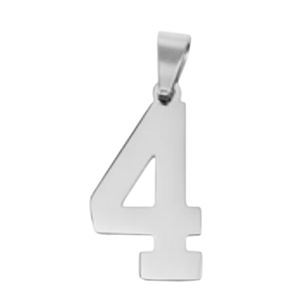 Large Silver Sports Number Collection