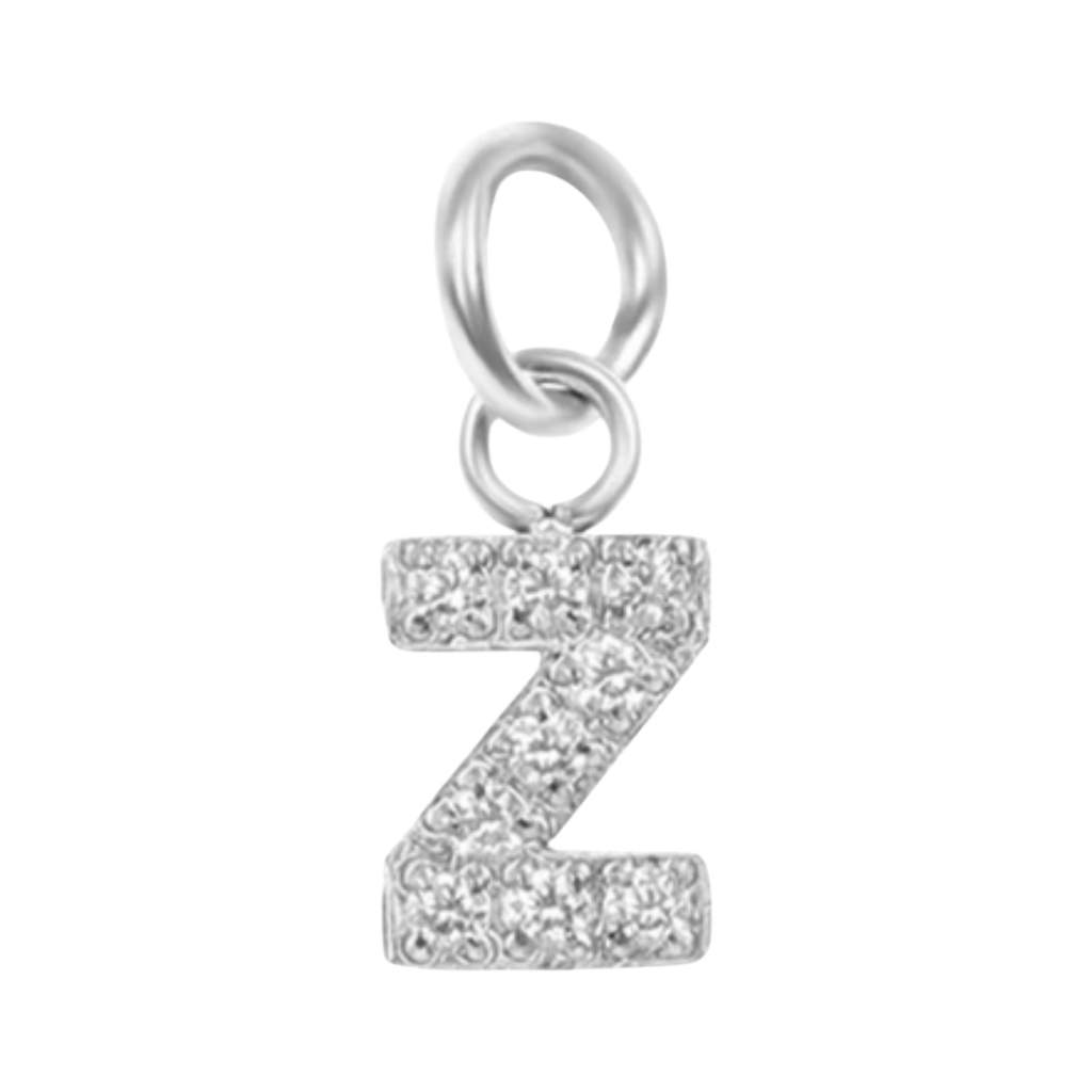 Silver CZ Letter Collection
