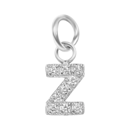 Silver CZ Letter Collection