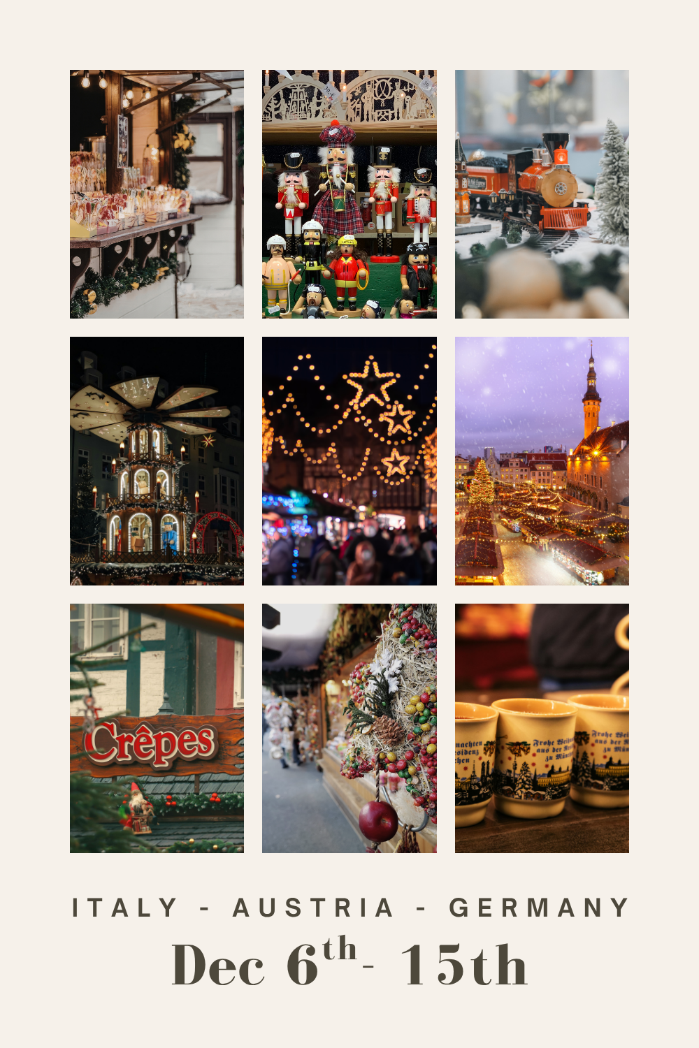 REGISTRATION FOR EUROPEAN CHRISTMAS
