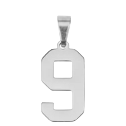 Large Silver Sports Number Collection
