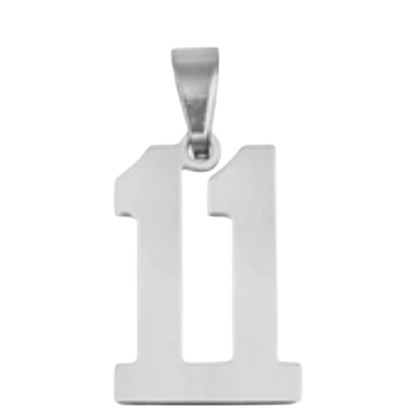Large Silver Sports Number Collection
