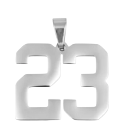 Large Silver Sports Number Collection