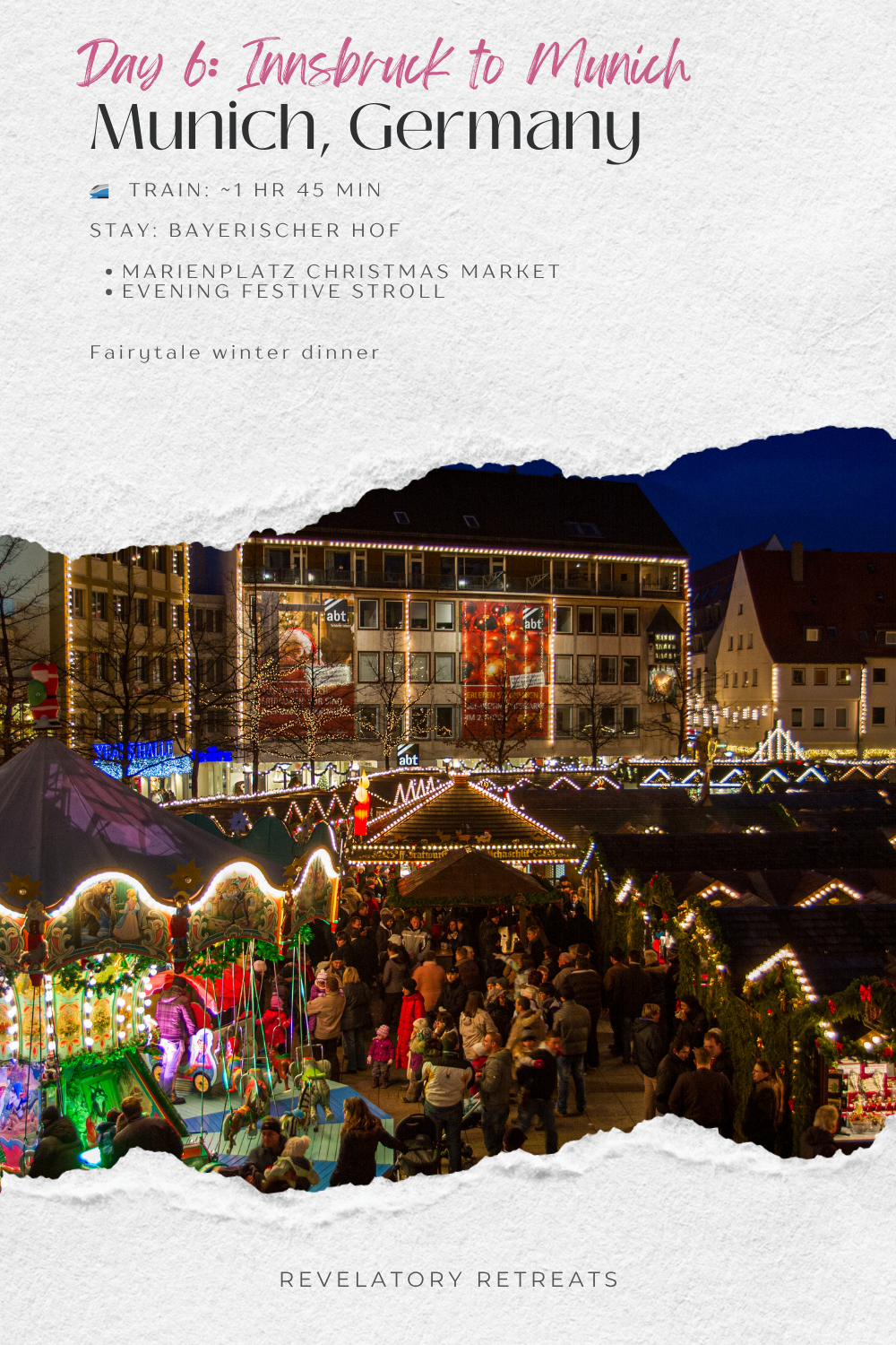 REGISTRATION FOR EUROPEAN CHRISTMAS