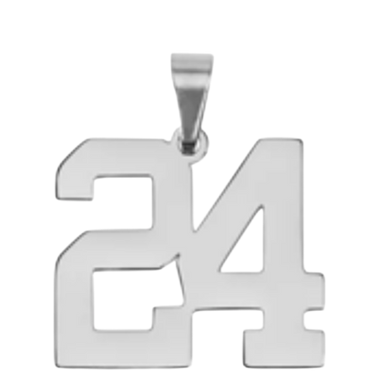 Large Silver Sports Number Collection