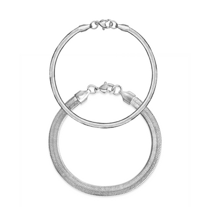 Herringbone Chain Bracelet - Cluster