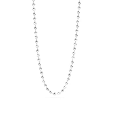 Silver Bubble Chain Necklace