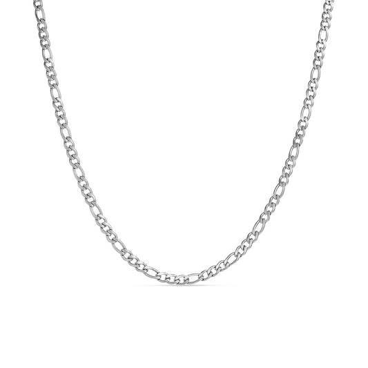 Silver Figaro Chain Necklace