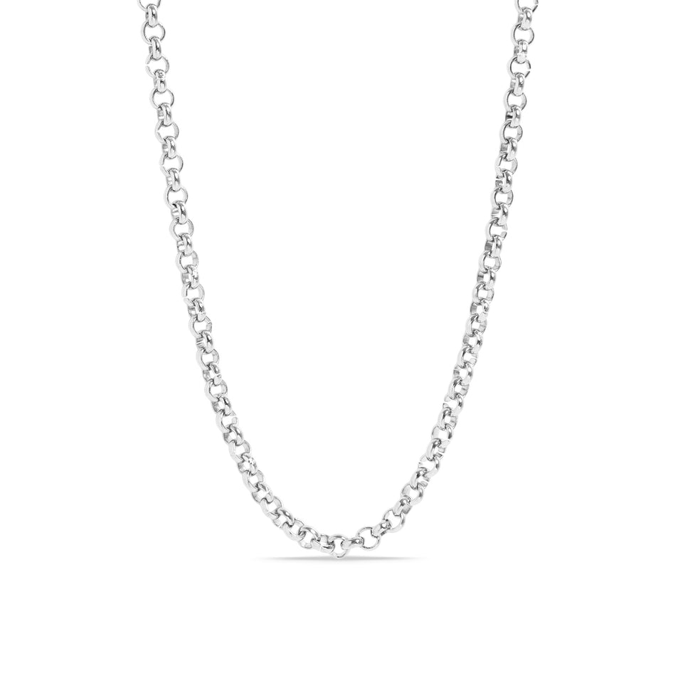 Silver Rolo Chain Necklace