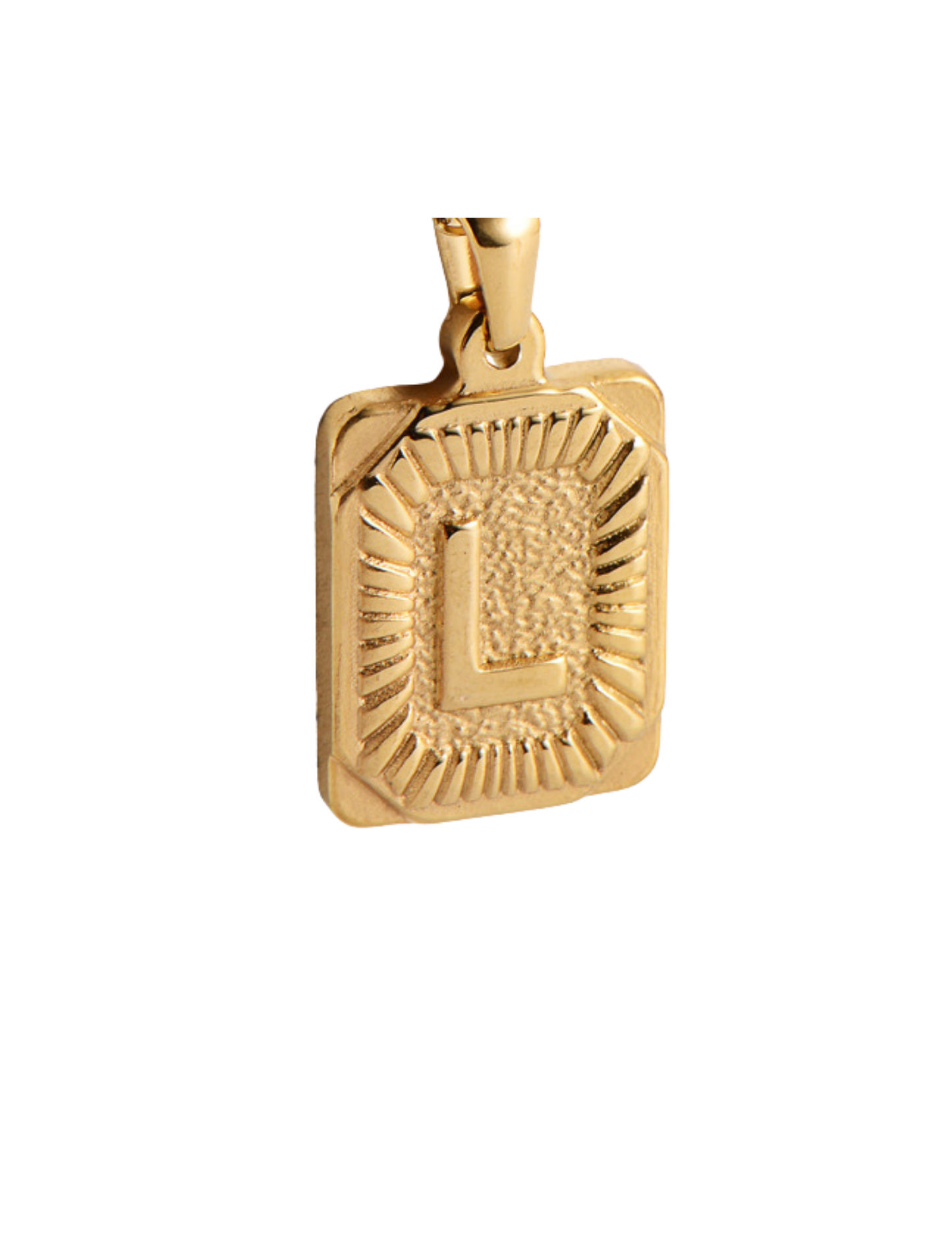 Gold Pendant Initial Collection