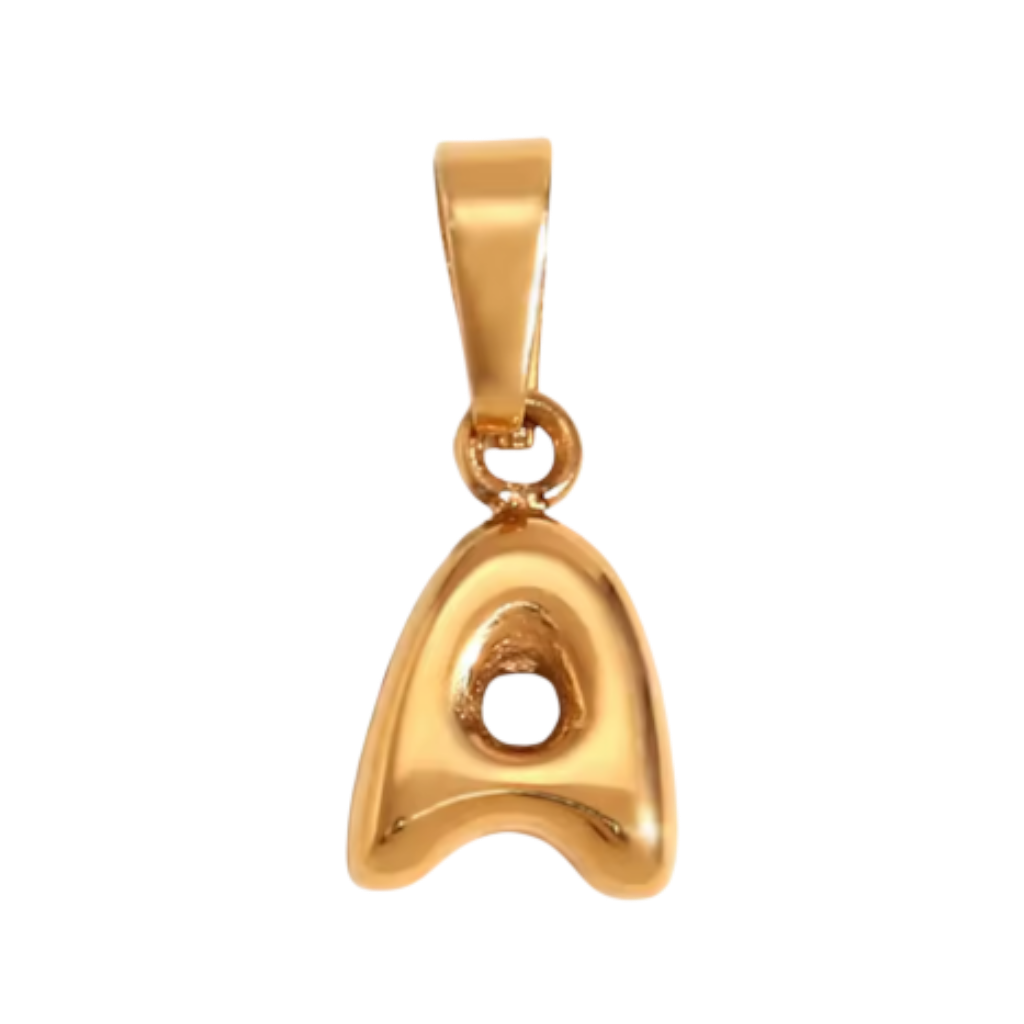 Small Gold Bubble Letter Collection