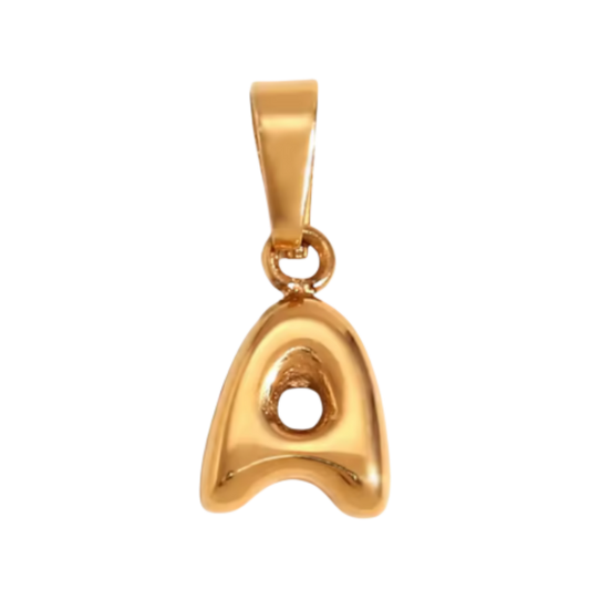 Small Gold Bubble Letter Collection