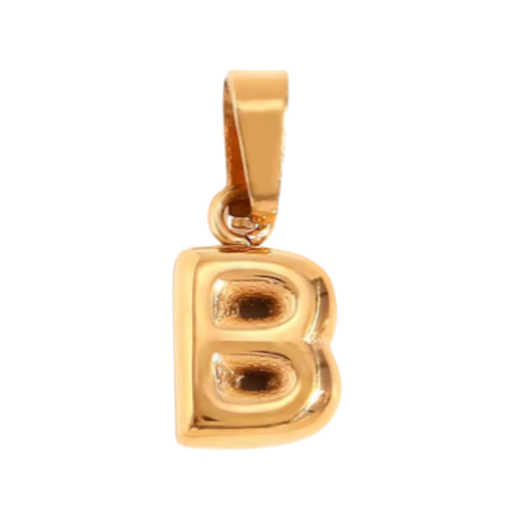 Small Gold Bubble Letter Collection