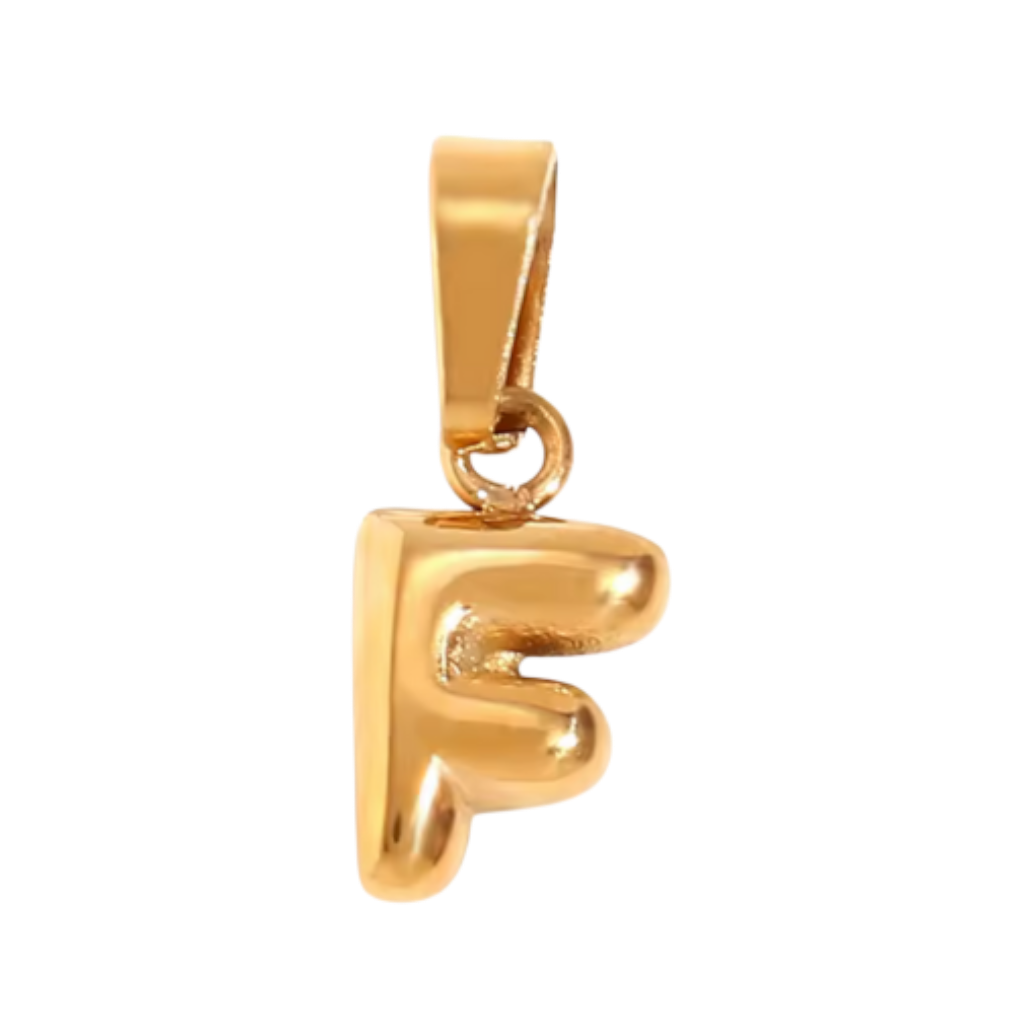 Small Gold Bubble Letter Collection