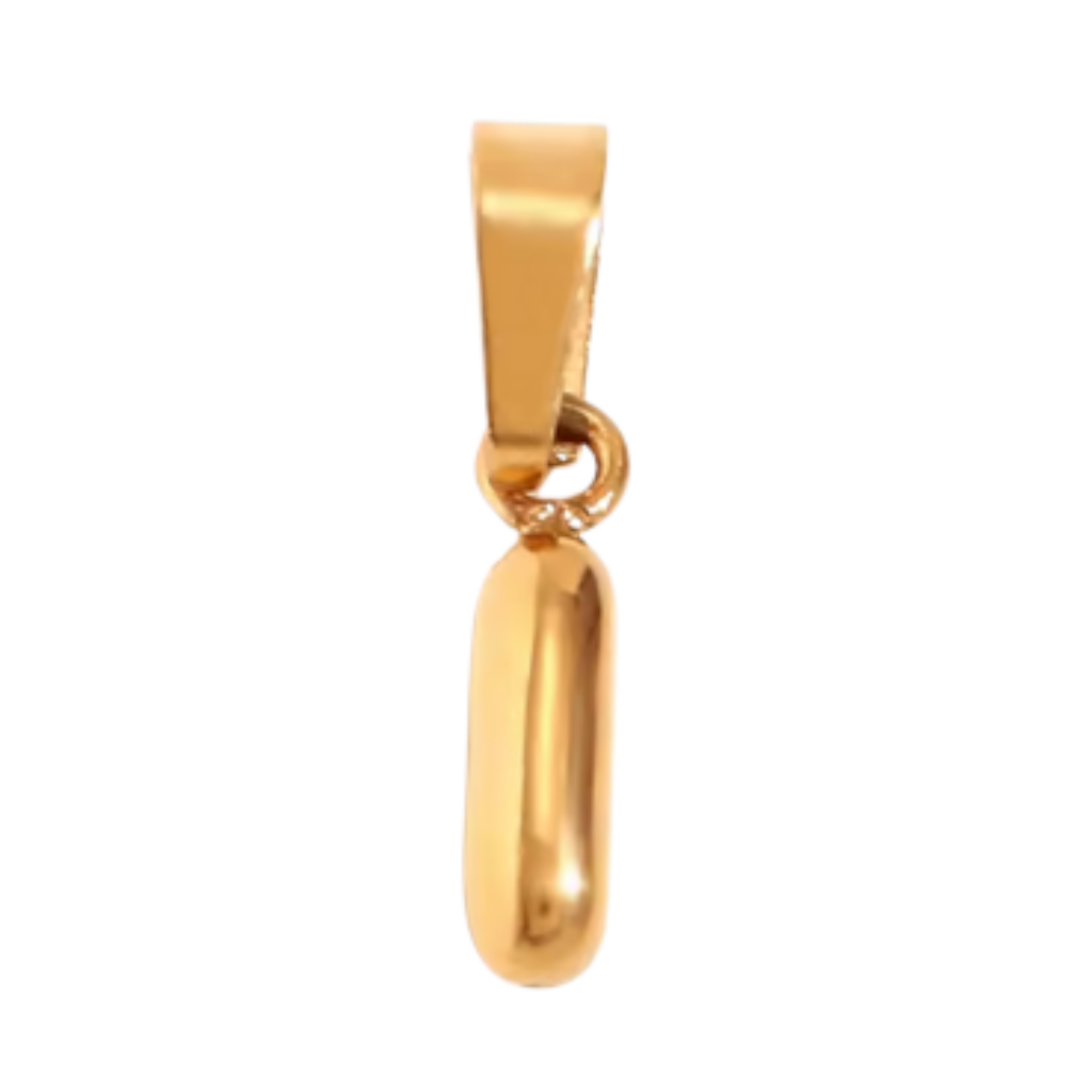 Small Gold Bubble Letter Collection