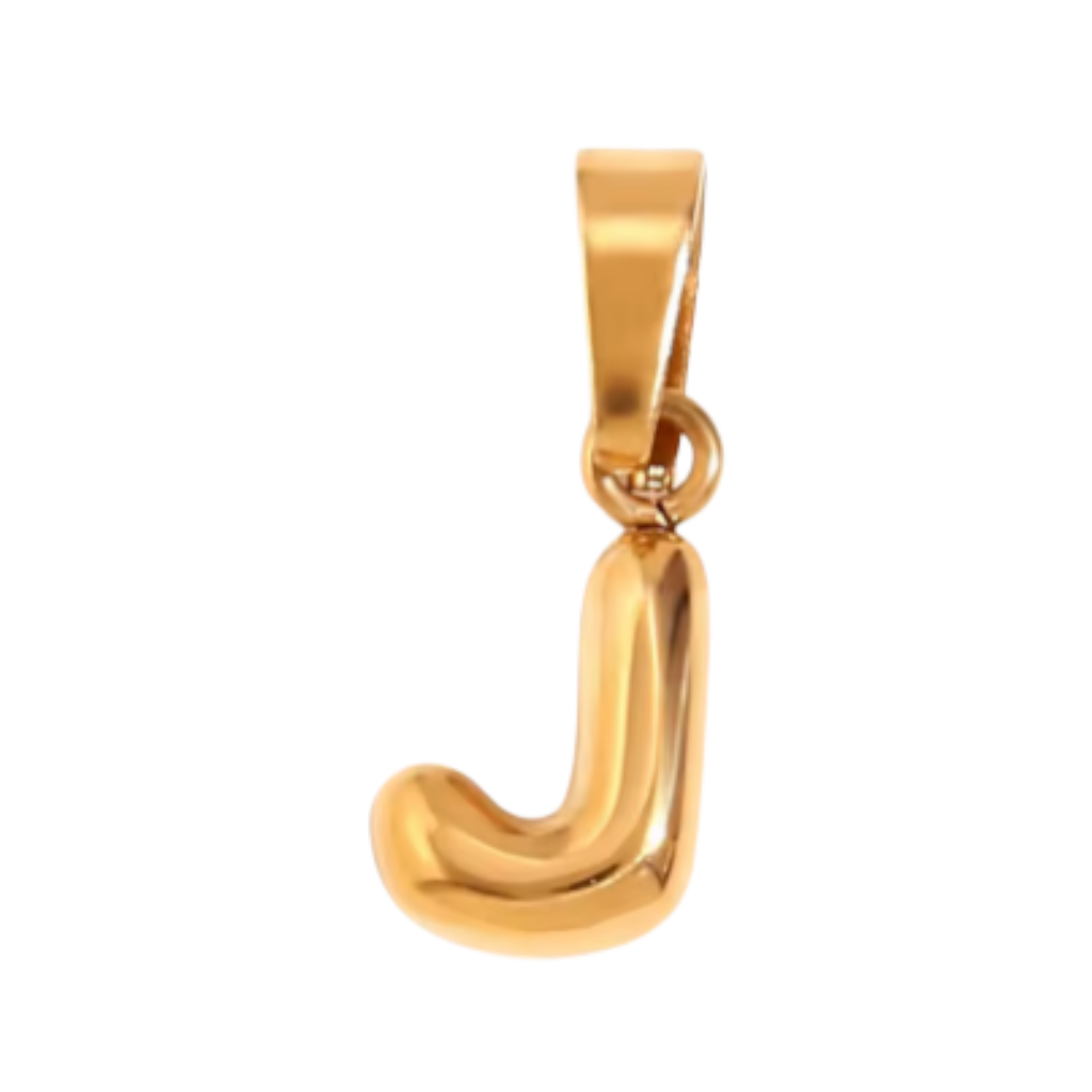 Small Gold Bubble Letter Collection