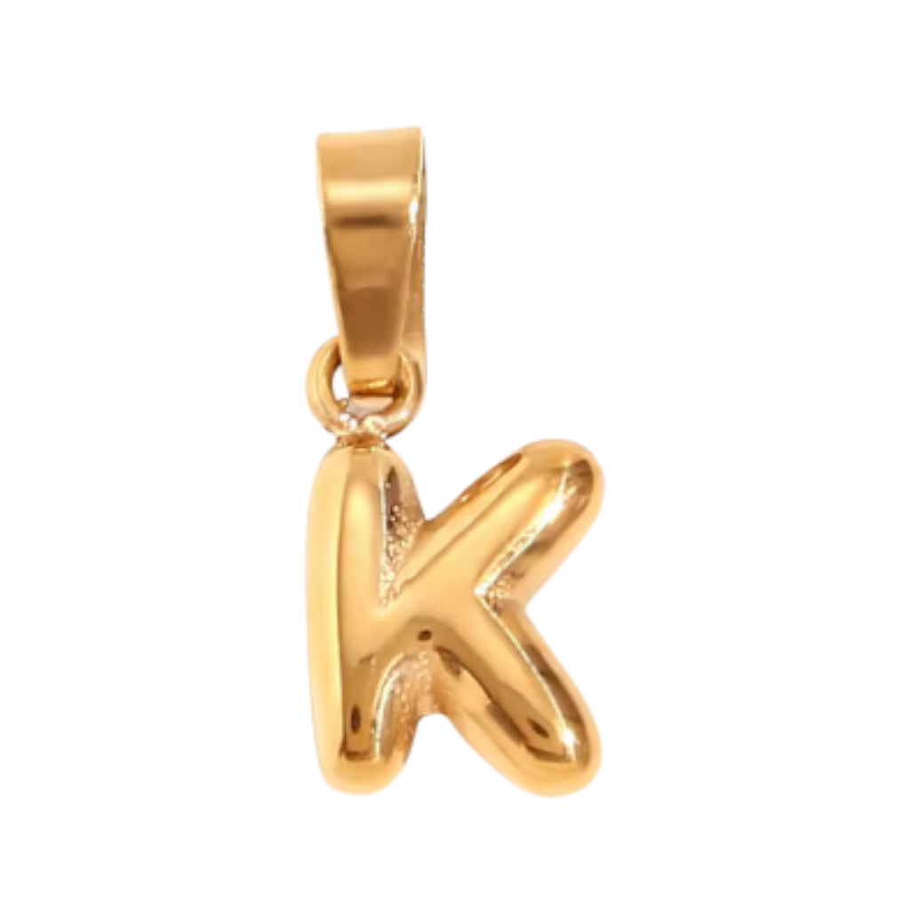 Small Gold Bubble Letter Collection