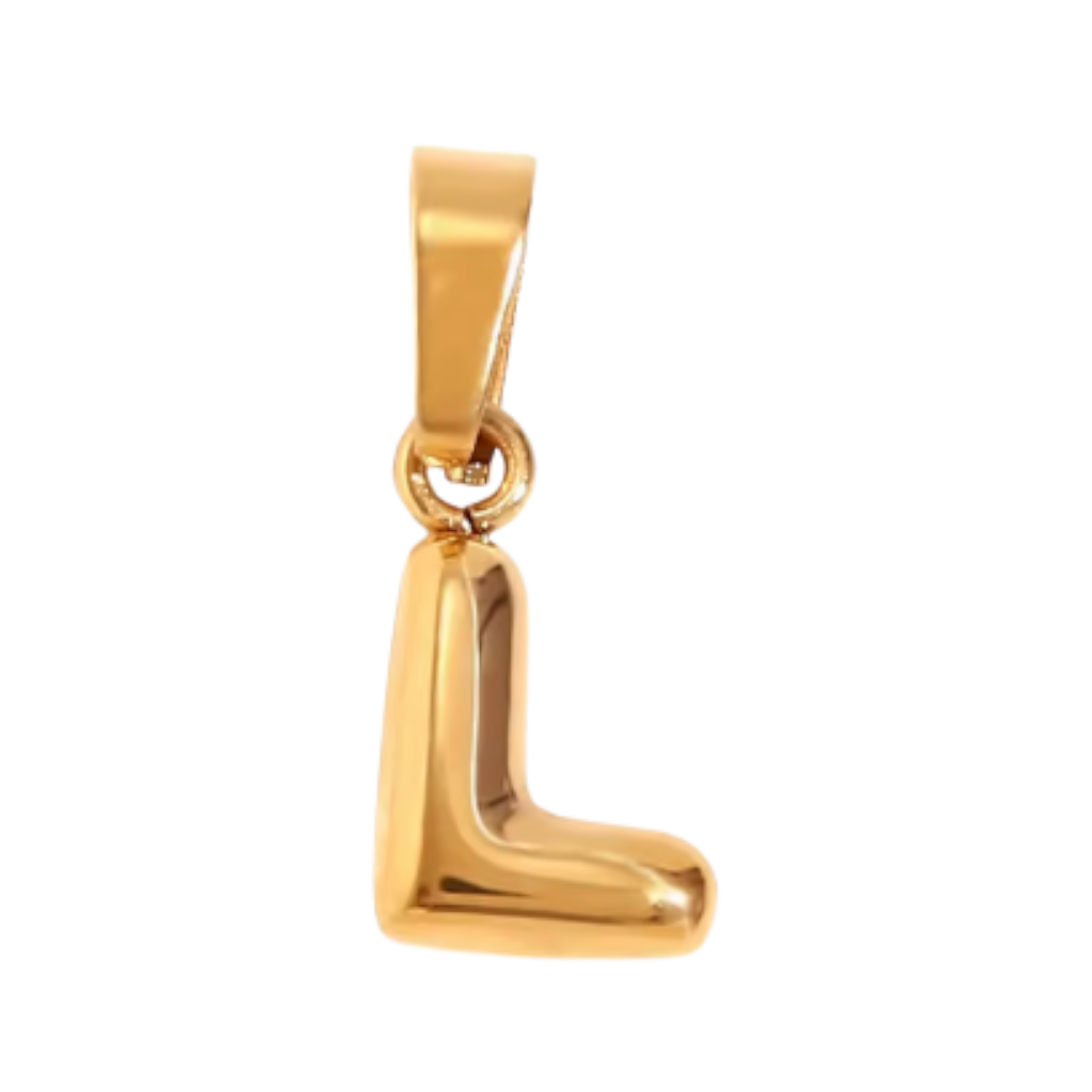 Small Gold Bubble Letter Collection