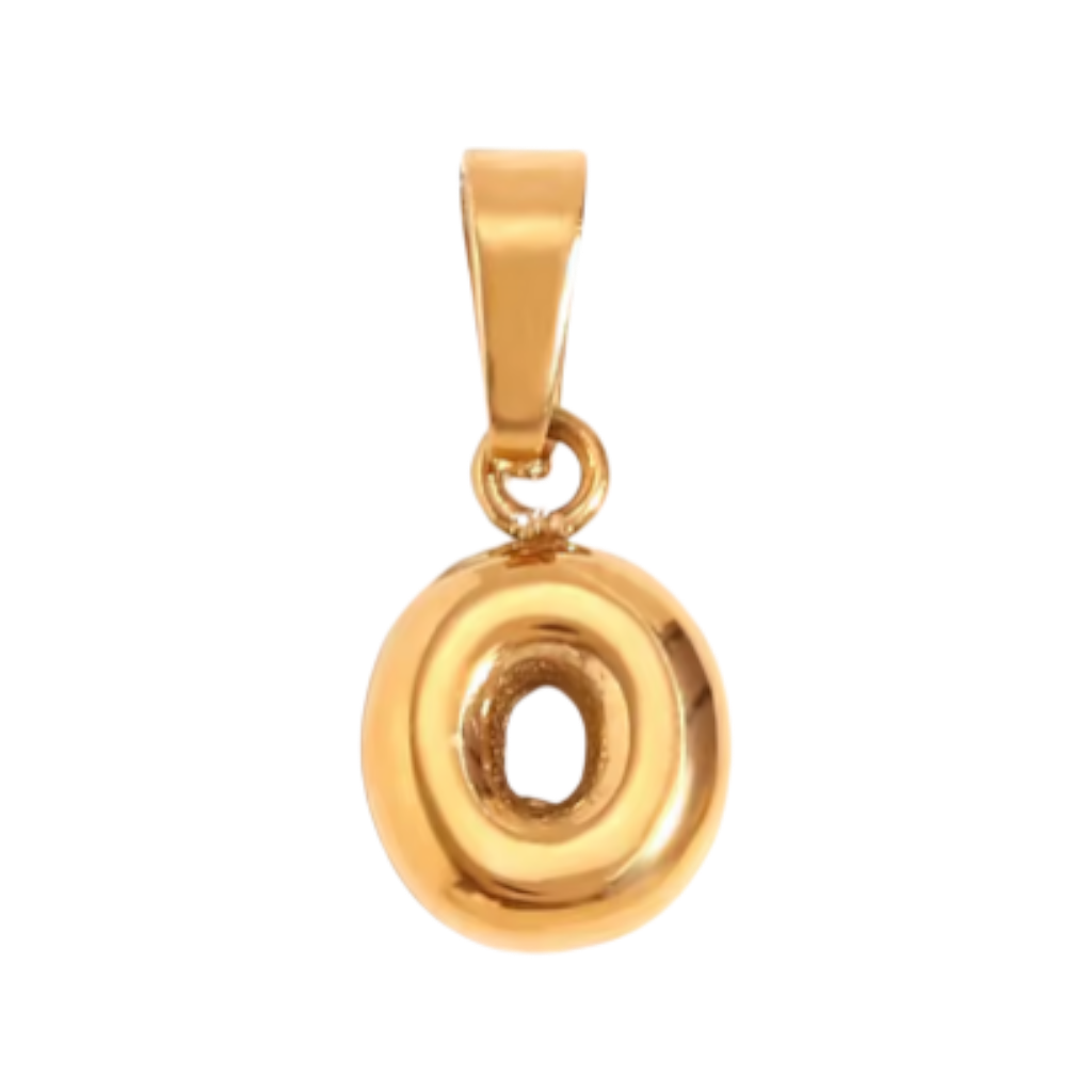 Small Gold Bubble Letter Collection