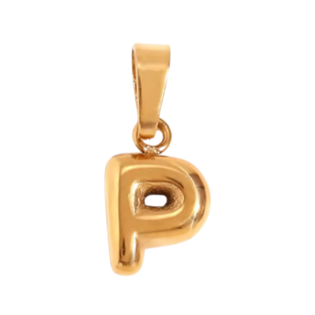 Small Gold Bubble Letter Collection