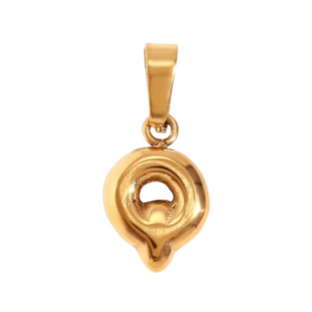 Small Gold Bubble Letter Collection
