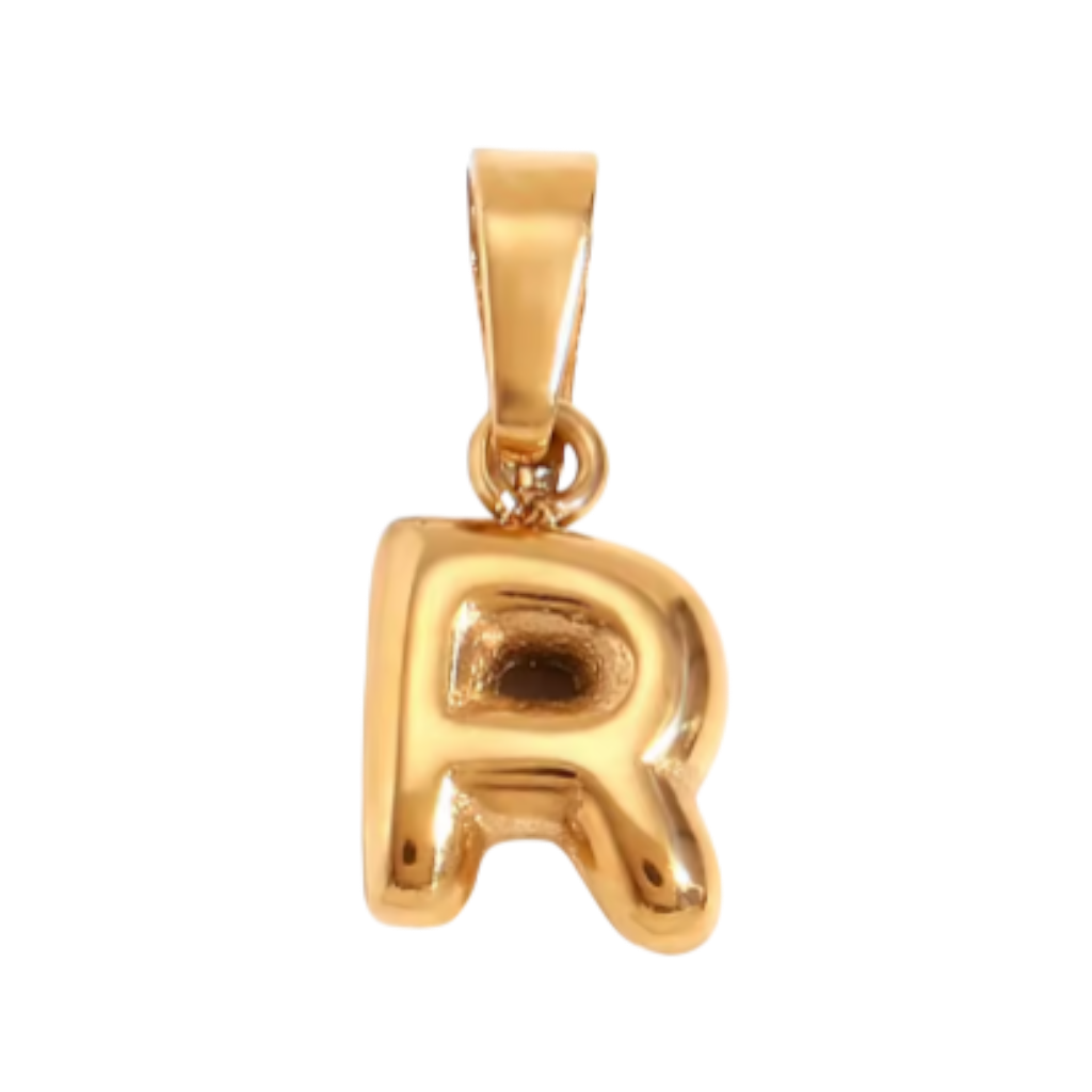 Small Gold Bubble Letter Collection