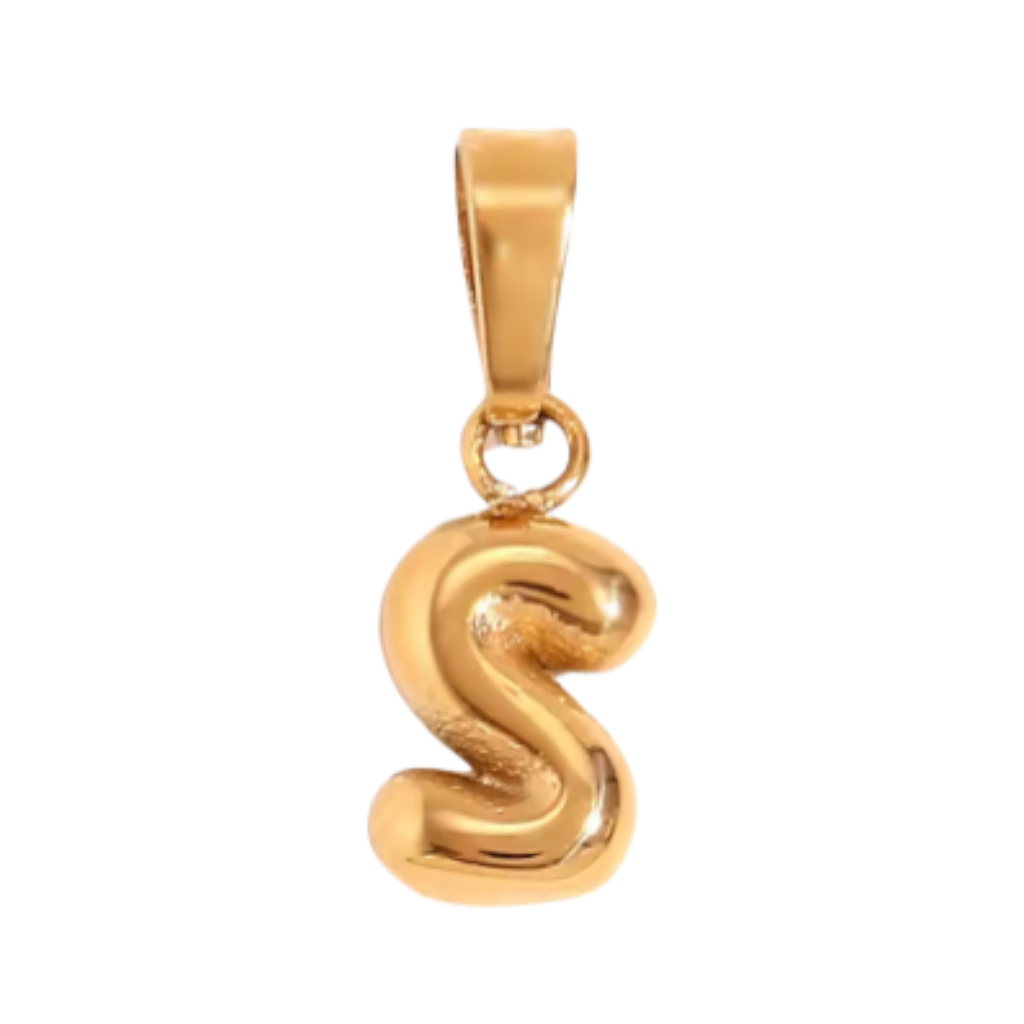 Small Gold Bubble Letter Collection